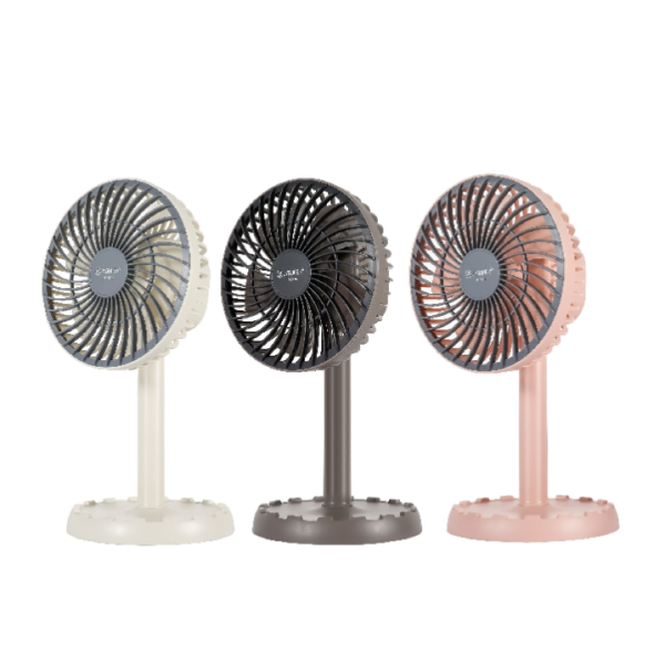 JYSUPER Rechargeable Multicolor Portable Mini Table Fan - JY-2218