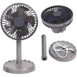JYSUPER Rechargeable Multicolor Portable Mini Table Fan - JY-2218