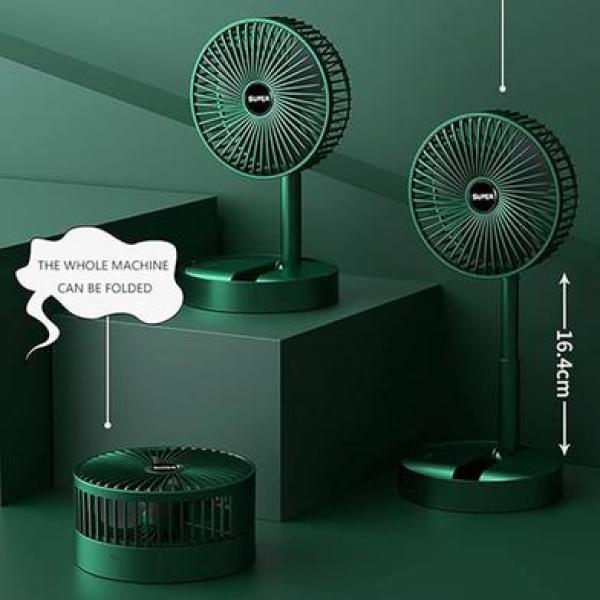 Portable USB Folding Fan – Retractable Floor Standing Fan