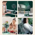 Portable USB Folding Fan – Retractable Floor Standing Fan